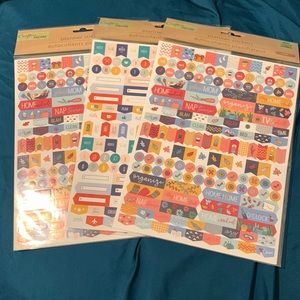 3 sets of Planner stickers